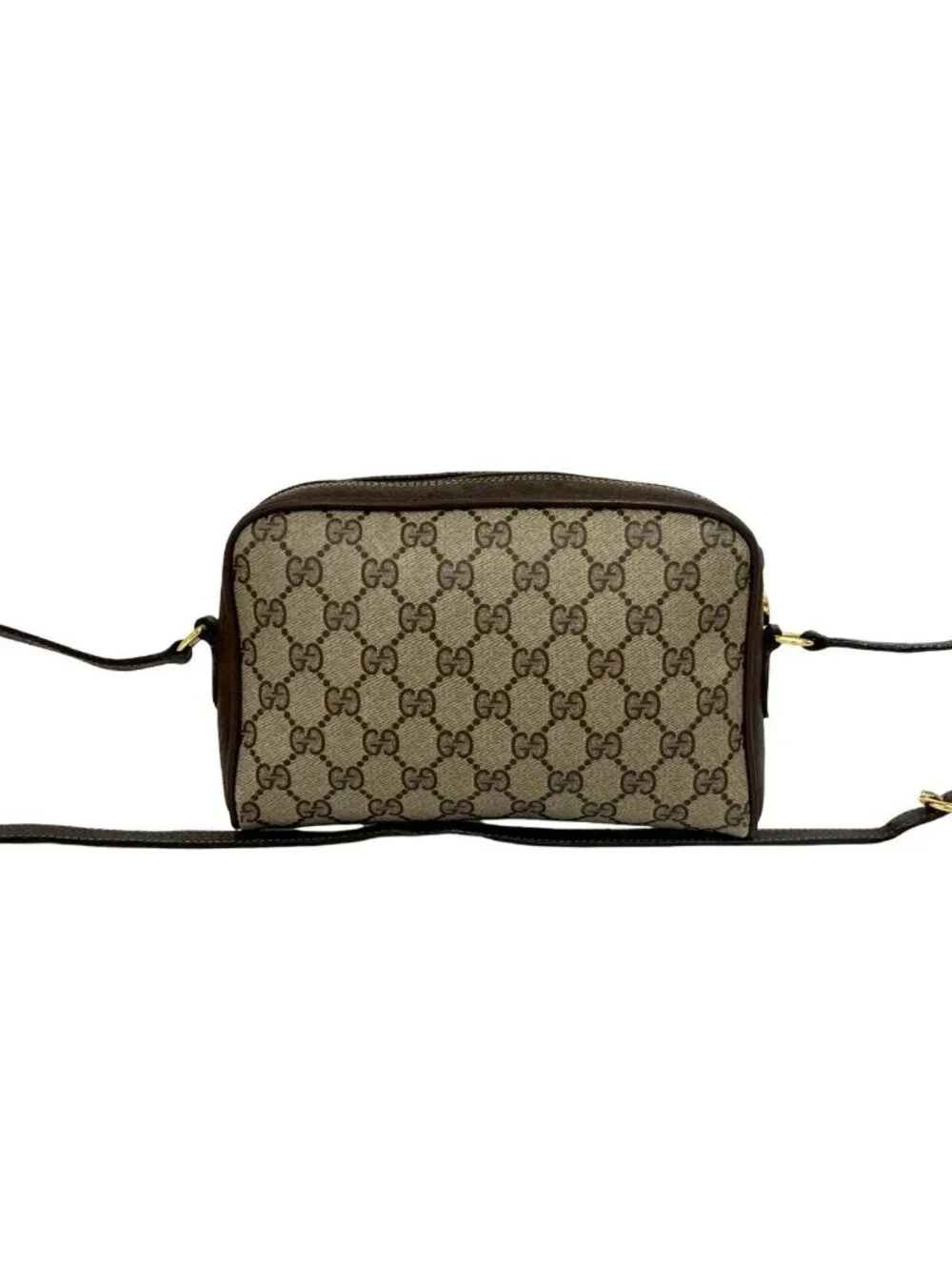 Gucci Vintage Sherry Line GG Logo Pattern Leather Mini Shoulder Bag Pochette